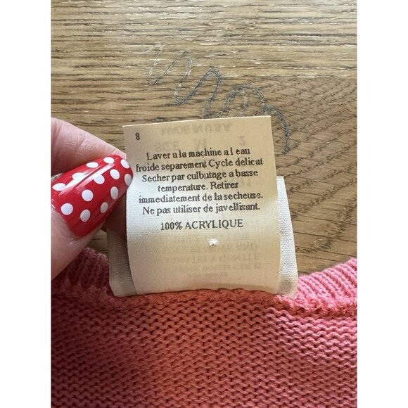 Company Collection Sweater Women Size Medium Embroidered USA Made Country VTG - Picture 11 of 13